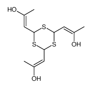 1,1',1''-(1,3,5-trithiane-2,4,6-triyl)triprop-1-en-2-ol结构式