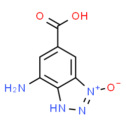 1H-Benzotriazole-5-carboxylicacid,7-amino-,3-oxide(9CI)结构式