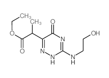 ethyl 2-[3-(2-hydroxyethylamino)-5-oxo-2H-1,2,4-triazin-6-yl]propanoate picture