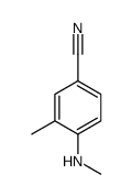 3-methyl-4-(methylamino)benzonitrile Structure