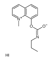 Quinolinium, 8-hydroxy-1-methyl-, iodide, propylcarbamate picture