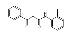 3-oxo-3-phenyl-N-o-tolylpropanamide结构式