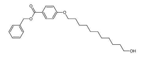 benzyl 4-(11'-hydroxyundecyloxy)benzoate结构式