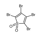2,3,4,5-tetrabromothiophene 1,1-dioxide Structure