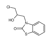 3-(3-chloro-2-hydroxypropyl)-1,3-benzothiazol-2-one Structure