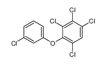 1,2,3,5-tetrachloro-4-(3-chlorophenoxy)benzene结构式