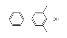 3,5-Dimethylbiphenyl-4-ol结构式