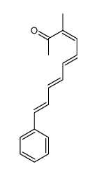 3-methyl-10-phenyldeca-3,5,7,9-tetraen-2-one结构式