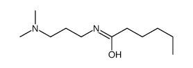 N-[3-(dimethylamino)propyl]hexanamide结构式