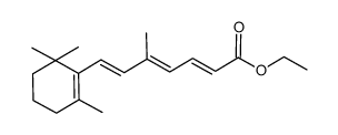 Ethyl (2E,4E,6E)-5-Methyl-7-(2,6,6-Trimethylcyclohex-1-En-1-Yl)Hepta-2,4,6-Trienoate Structure