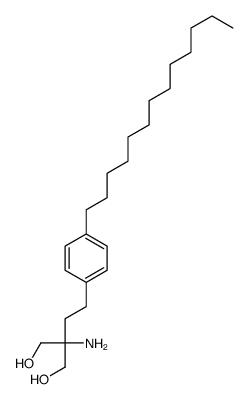 2-amino-2-[2-(4-tridecylphenyl)ethyl]propane-1,3-diol Structure