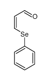 3-phenylselanylprop-2-enal Structure