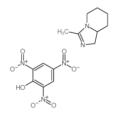 9-methyl-1,8-diazabicyclo[4.3.0]non-8-ene; 2,4,6-trinitrophenol structure