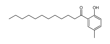 1-(2-hydroxy-5-methyl-phenyl)-dodecan-1-one结构式