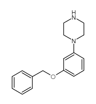 1-(3-苄氧基苯基)-哌嗪结构式