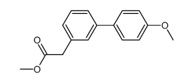 methyl 2-(4'-methoxy-[1,1'-biphenyl]-3-yl)acetate Structure