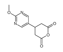 4-(2-methoxypyrimidin-5-yl)oxane-2,6-dione结构式