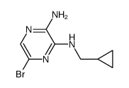 6-溴-N2-(环丙基甲基)吡嗪-2,3-二胺图片