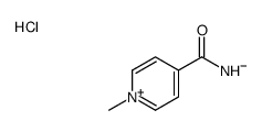 1-methylpyridin-1-ium-4-carboxamide,chloride Structure