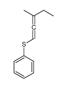 3-methylpenta-1,2-dienylsulfanylbenzene结构式