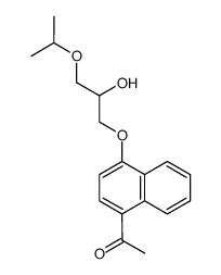 4-(2-Hydroxy-3-isopropoxypropoxy)-1-naphthalenylethanone picture
