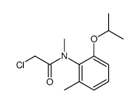 2-chloro-N-methyl-N-(2-methyl-6-propan-2-yloxyphenyl)acetamide结构式