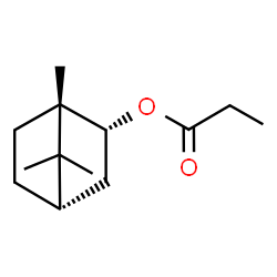 endo-1,7,7-trimethylbicyclo[2.2.1]hept-2-yl propionate structure