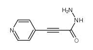 2-Propynoicacid,3-(4-pyridinyl)-,hydrazide(9CI)结构式