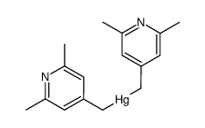 bis(2,6-dimethyl-4-pyridylmethylene)mercury结构式
