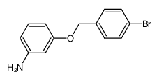 3-<(4-bromobenzyl)oxy>aniline Structure