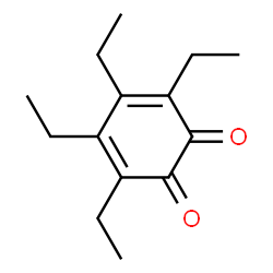 3,5-Cyclohexadiene-1,2-dione, 3,4,5,6-tetraethyl- (9CI) Structure