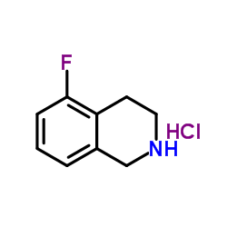5-氟-1,2,3,4-四氢异喹啉结构式