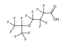 2,2,3,3,4,4-hexafluoro-4-(1,1,1,2,3,3,3-heptafluoropropan-2-yloxy)butanoic acid结构式