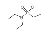 ethyl-phosphonic acid-chloride diethylamide结构式