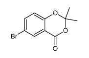6-bromo-2,2-dimethylbenzo[1,3]dioxin-4-one Structure