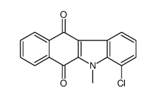 4-chloro-5-methylbenzo[b]carbazole-6,11-dione结构式