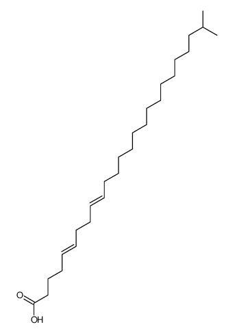 24-methylpentacosa-5,9-dienoic acid结构式