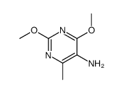 5-amino-2,4-dimethoxy-6-methylpyrimidine结构式