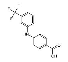 4-[(3-trifluoromethylphenyl)amino]benzoic acid Structure