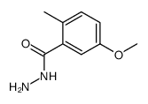 5-methoxy-2-methylbenzohydrazide结构式