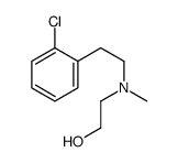 2-[2-(2-chlorophenyl)ethyl-methylamino]ethanol Structure