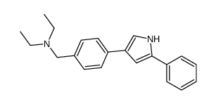 N-ethyl-N-[[4-(5-phenyl-1H-pyrrol-3-yl)phenyl]methyl]ethanamine结构式