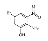 2-amino-5-bromo-3-nitrophenol Structure