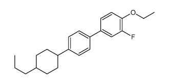 1-ethoxy-2-fluoro-4-[4-(4-propylcyclohexyl)phenyl]benzene结构式
