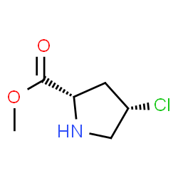 L-Proline, 4-chloro-, methyl ester, cis- (9CI)结构式