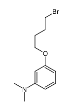3-(4-bromobutoxy)-N,N-dimethylaniline结构式