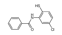 benzoic acid-(5-chloro-2-mercapto-anilide) Structure