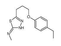 5-[3-(4-ethylphenoxy)propyl]-N-methyl-1,3,4-thiadiazol-2-amine Structure