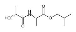 N-<(R)-lactoyl>-(S)-alanine isobutyl ester结构式