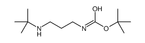 2-Methyl-2-propanyl {3-[(2-methyl-2-propanyl)amino]propyl}carbama te Structure